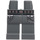 LEGO Dark Stone Gray Minifigure Hips and Legs with Black Belt and Silver Chain (3815 / 57025)