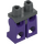 LEGO Dark Stone Gray Minifigure Hips with Dark Purple Legs (73200 / 88584)