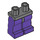 LEGO Dunkles Steingrau Minifigure Hüften mit Dark Purple Beine (73200 / 88584)