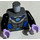 LEGO Donker steengrijs Mr. Freeze met Grijs Helm Minifiguur Torso (973 / 76382)