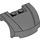 LEGO Dark Stone Gray Mudgard Bonnet 3 x 4 x 1.3 Curved (98835)