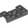 LEGO Dark Stone Gray Mudguard Plate 2 x 4 with Arches with Hole (60212)