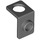 LEGO Dark Stone Gray Neck Bracket with Stud with Thinner Back Wall (42446)