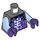 LEGO Dark Stone Gray Nexo Knights Rogul Minifig Torso (973 / 76382)