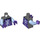 LEGO Gris pierre foncé Nexo Knights Rogul Minifig Torse (973 / 76382)