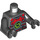 LEGO Dark Stone Gray Ninjago Scout Torso Assembly (76382 / 88585)