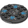 LEGO Dark Stone Gray Ninjago Spinner with Blue Skulls (92547)