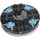 LEGO Dark Stone Gray Ninjago Spinner with Blue Skulls (92547)
