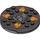 LEGO Dark Stone Gray Ninjago Spinner with Orange Skulls (92547)
