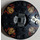 LEGO Dark Stone Gray Ninjago Spinner with Orange Skulls (92547)