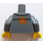 LEGO Dunkles Steingrau Paintball Player Torso (973 / 88585)