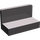 LEGO Dark Stone Gray Panel 1 x 2 x 1 with Rounded Corners (4865 / 26169)