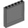 LEGO Dark Stone Gray Panel 1 x 6 x 5 (35286 / 59349)