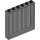 LEGO Dark Stone Gray Panel 1 x 6 x 5 with Corrugation (23405)