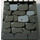 LEGO Gris pierre foncé Panneau 6 x 4 x 6 Sloped avec Stone mur Modèle (30156 / 53212)