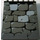 LEGO Gris piedra oscuro Panel 6 x 4 x 6 Sloped con Stone pared Patrón (30156 / 53212)