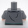 LEGO Dunkles Steingrau Pansy Parkinson Minifig Torso (973 / 76382)
