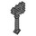 LEGO Dark Stone Gray Pixelated Axe (18788)