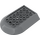 LEGO Dark Stone Gray Plane Bottom 6 x 8 Curved Inverted (11295)
