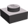 LEGO Gris pierre foncé assiette 1 x 1 (3024 / 30008)