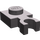 LEGO Dunkles Steingrau Platte 1 x 1 mit Vertikale Clip (Dünner U-Clip) (4085 / 60897)