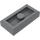 LEGO Gris pierre foncé assiette 1 x 2 avec 1 Stud (avec Groove) (3794 / 15573)