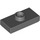 LEGO Dark Stone Gray Plate 1 x 2 with 1 Stud (without Bottom Groove) (3794)