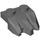 LEGO Dark Stone Gray Plate 1 x 2 with 3 Rock Claws (27261)