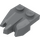 LEGO Dunkles Steingrau Platte 1 x 2 mit 3 Felsen Claws (27261)