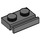 LEGO Dunkles Steingrau Platte 1 x 2 mit Tür Rail (32028)