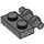 LEGO Gris pierre foncé assiette 1 x 2 avec Manipuler (Open Ends) (2540)