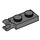 LEGO Gris pierre foncé assiette 1 x 2 avec Agrafe Horizontal sur Fin (42923 / 63868)
