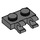 LEGO Dunkles Steingrau Platte 1 x 2 mit Horizontal Clips (Öffnen Sie &#039;O&#039;-Clips) (49563 / 60470)