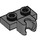 LEGO Dark Stone Gray Plate 1 x 2 with Middle Ball Joint Socket (14704)