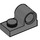 LEGO Dark Stone Gray Plate 1 x 2 with Pin Hole (11458)