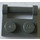 LEGO Dark Stone Gray Plate 1 x 2 with Side Bar Handle (48336)