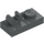 LEGO Dark Stone Gray Plate 1 x 2 with Top Clip without Gap (44861)