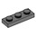 LEGO Dark Stone Gray Plate 1 x 3 (3623)