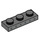 LEGO Gris pierre foncé assiette 1 x 3 avec Warrior Kitty Headband Dots (3623 / 44368)