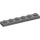 LEGO Dark Stone Gray Plate 1 x 6 with Gray Stripes (3666 / 106730)