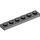 LEGO Dunkles Steingrau Platte 1 x 6 mit Grau Streifen (3666 / 106730)