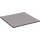 LEGO Gris pierre foncé assiette 16 x 16 avec dessous de côtes (91405)