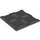 LEGO Dark Stone Gray Plate 16 x 16 x 0.7 with Cutouts (69958)