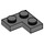 LEGO Dark Stone Gray Plate 2 x 2 Corner (2420)