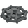 LEGO Dark Stone Gray Plate 2 x 2 with Bar Frame Octagonal (Studs with Cut Edges) (30033)