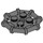LEGO Dark Stone Gray Plate 2 x 2 with Bar Frame Octagonal (Studs with Cut Edges) (30033)