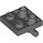 LEGO Dark Stone Gray Plate 2 x 2 with Bottom Bar (5066)