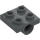 LEGO Dark Stone Gray Plate 2 x 2 with Hole with Underneath Cross Support (10247)