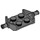 LEGO Dark Stone Gray Plate 2 x 2 with Wide Wheel Holders (Non-Reinforced Bottom) (6157)