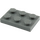 LEGO Dark Stone Gray Plate 2 x 3 (3021)